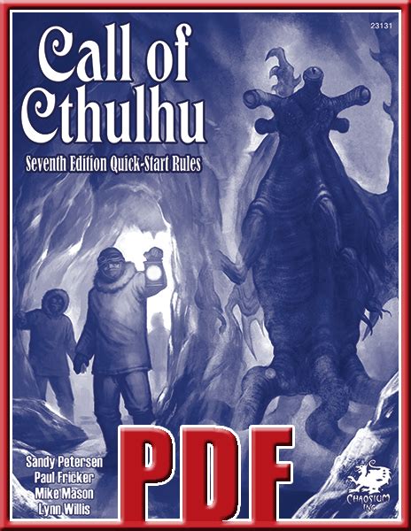 call of cthulhu rules pdf.